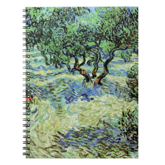 Carnet Olive Grove par Vincent van Gogh (Devant)