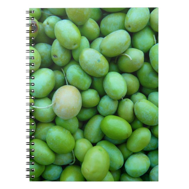 Carnet Olives vertes (Devant)