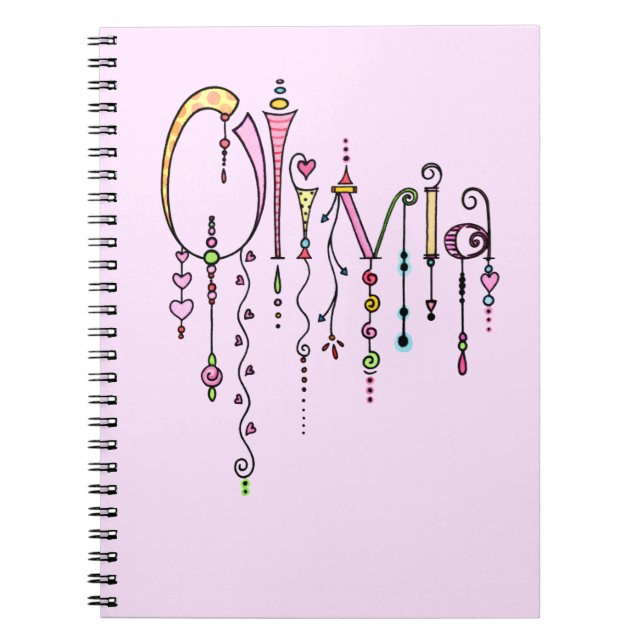 Carnet Olivia Dangles (Devant)