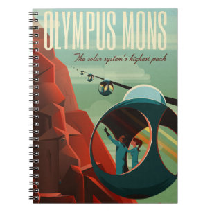 Carnet Olympus Mons sur Mars, le plus haut volcan du syst