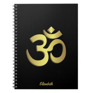 Carnet Om ( Aum ) Namaste yoga symbole