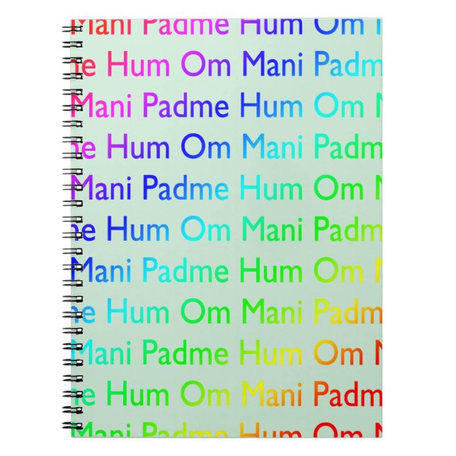 Carnet Om Mani Padme Hum (Devant)