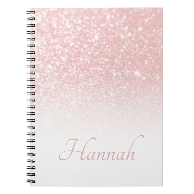 Carnet Ombre blanche de Parties scintillant rose vif (Devant)