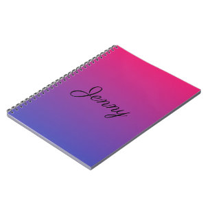 Carnet Ombre Rose et Violet