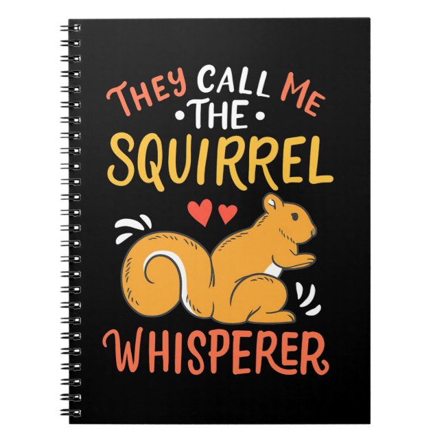 Carnet On M'Appelle Le Whispereur D'Écureuil (Devant)