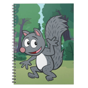 Carnet Ondulation grise d'écureuil de Rick   de garde