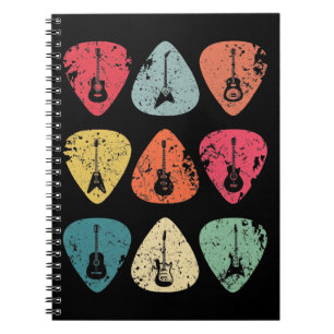 Carnet Onglet de guitare Retro Vintage pour Guitaristes B
