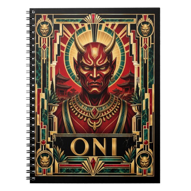 Carnet Oni, Art Déco Mythique (Devant)
