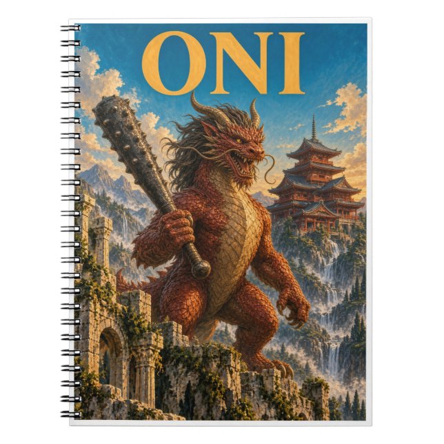 Carnet Oni, Monstre de Fantasy Gothique (Devant)