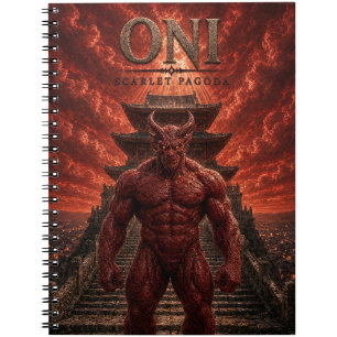 Carnet Oni Pagode Écarlate Cinéma Sombre