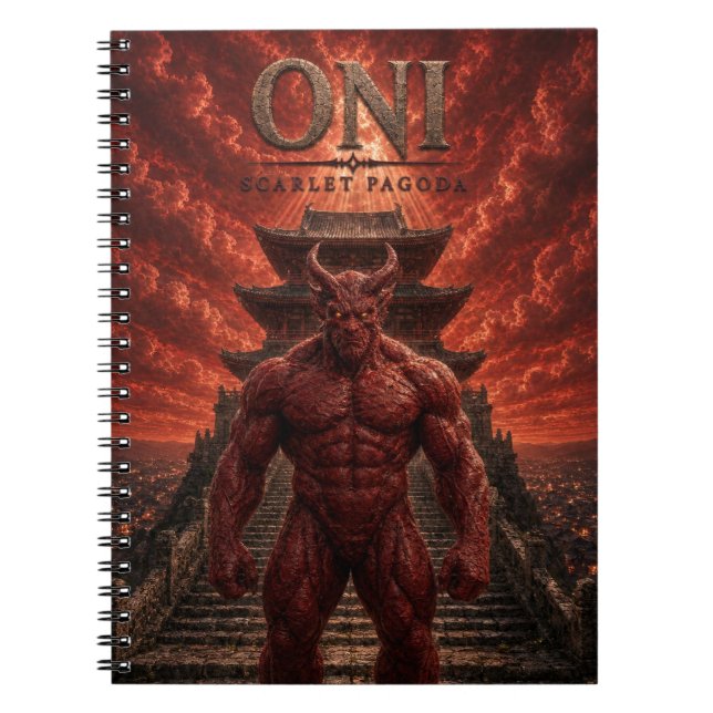 Carnet Oni Pagode Écarlate Cinéma Sombre (Devant)