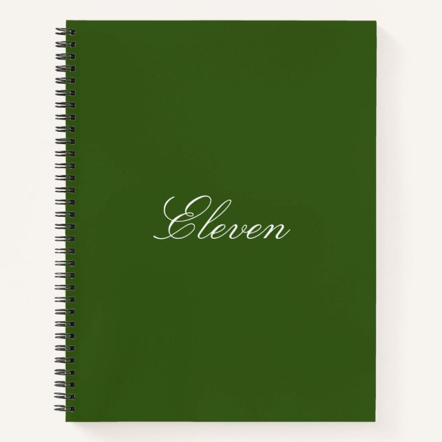 Carnet "Onze" (Devant)