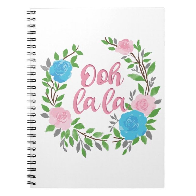 Carnet Ooh La La - Phrases Françaises (Devant)