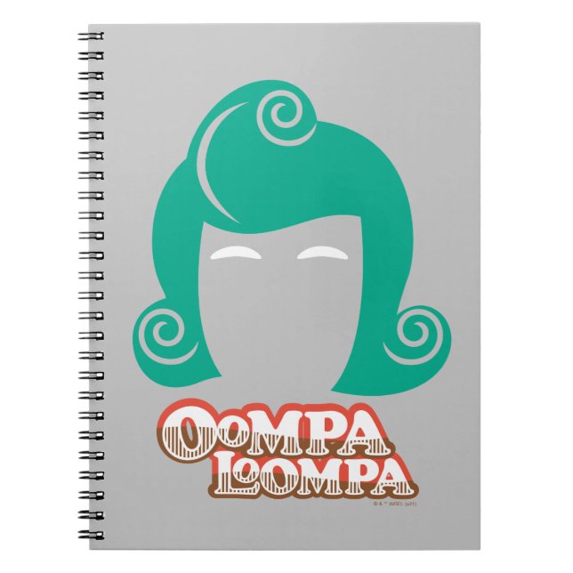 Carnet Oompa Loompa Graphique de cheveux (Devant)