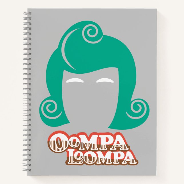 Carnet Oompa Loompa Graphique de cheveux (Devant)