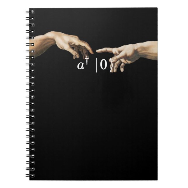 Carnet Opérateur de création, micheangelo physique et art (Devant)