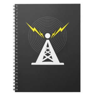 Carnet Opérateur de radio Tower Antenna Ham
