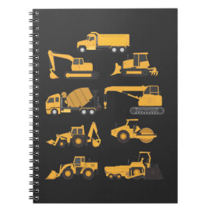 Carnet Opérateur d'excavateur de construction future Véhi
