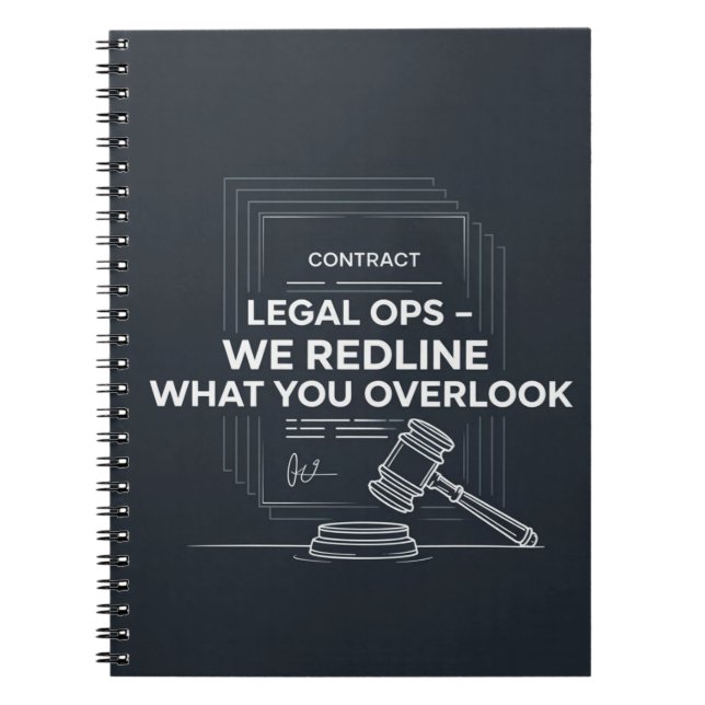 Carnet Opérations juridiques - Organisées, stratégiques,  (Devant)