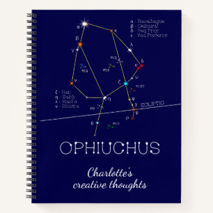Carnet Ophiuchus de constellation zodiaque