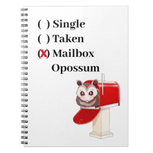 Carnet Opossum de boîte aux lettres