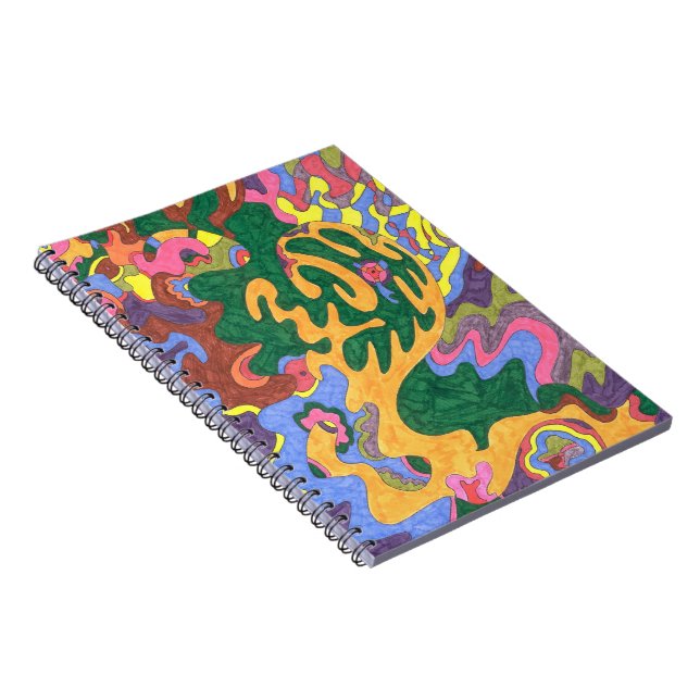 Carnet "Or" Art Abstrait (Côté Droit)