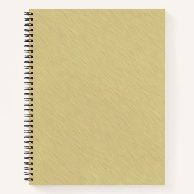 Carnet Or brossé doux (Devant)