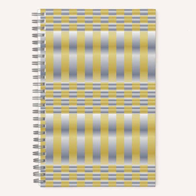 Carnet Or et argent (Checkers et Stripes) (Recto)
