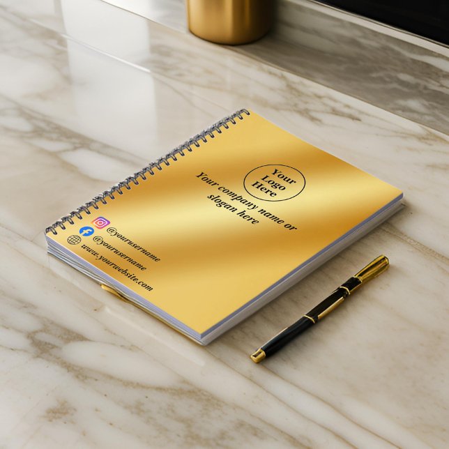 Carnet Or luxueux métallisé (Créateur téléchargé)