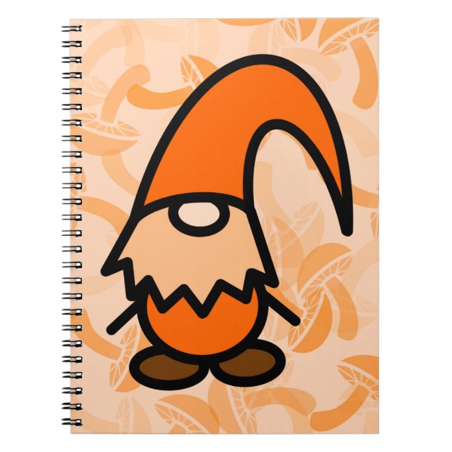 Carnet Orange Gnome (Devant)