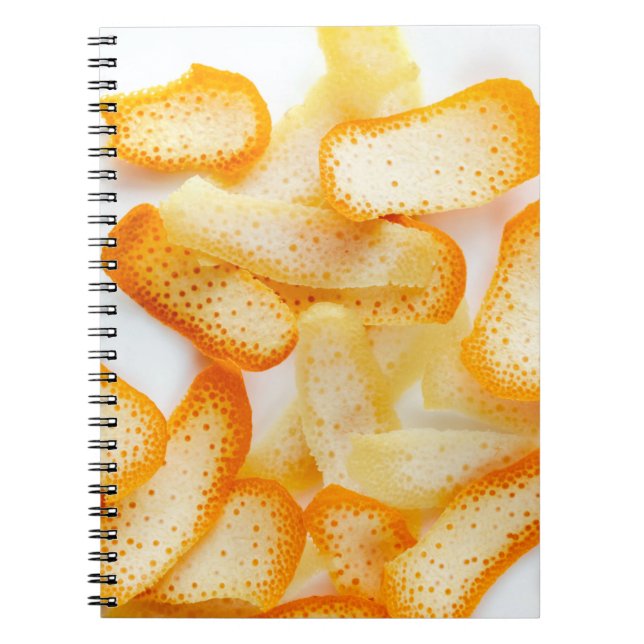 Carnet Orange peaux (Devant)