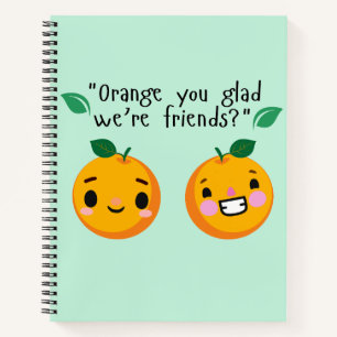 CARNET ORANGE QUOTE