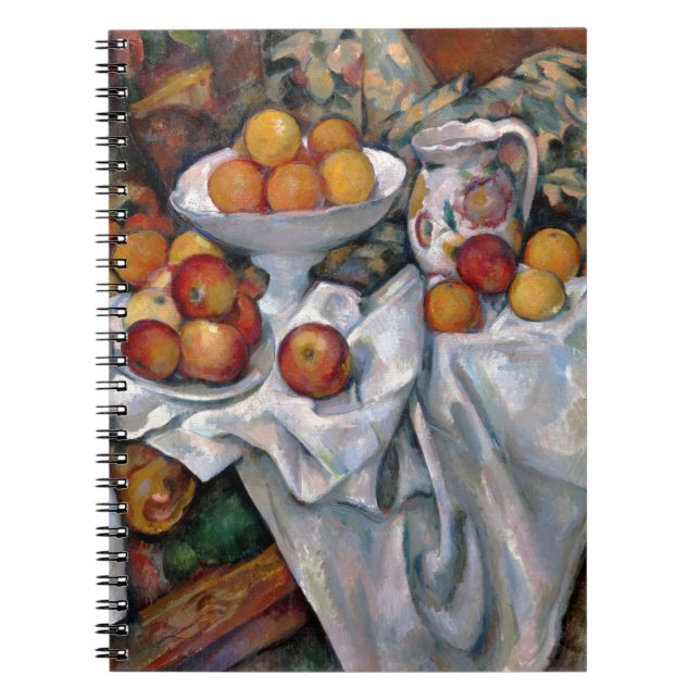 Carnet Oranges à vie morte - Paul Cezanne Peinture Art (Devant)