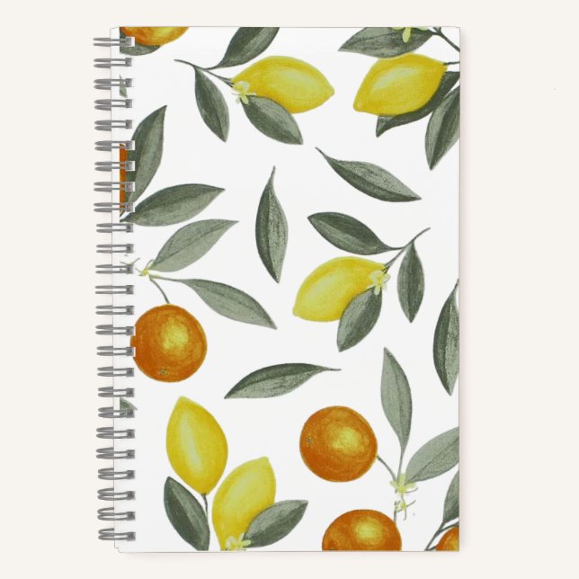 Carnet Oranges et citrons (Recto)