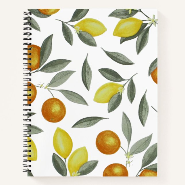 Carnet Oranges et citrons (Devant)