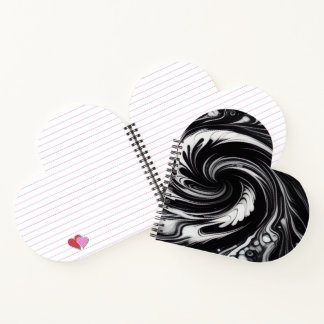 Carnet Orbiting Vortex Heart Notebook