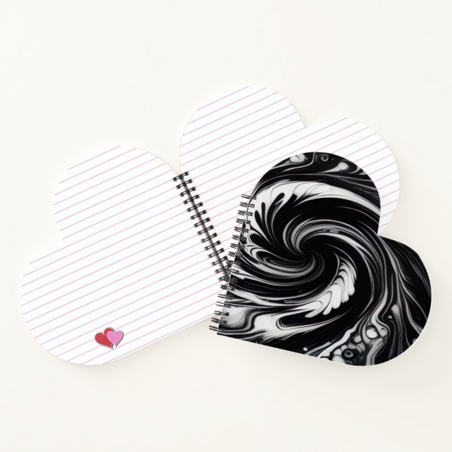 Carnet Orbiting Vortex Heart Notebook (Intérieur)