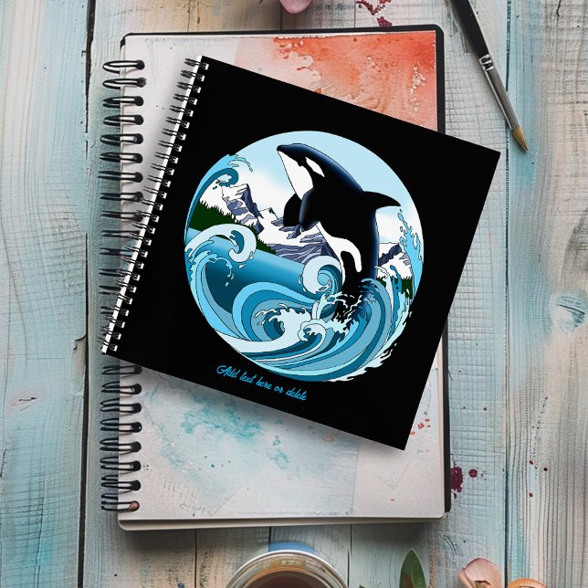 Carnet Orca Killer Whale Blue Ocean (Créateur téléchargé)