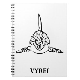 Carnet Orca tribale noire et blanche