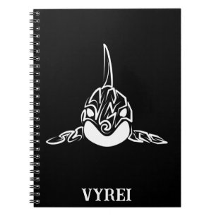 Carnet Orca tribale noire et blanche