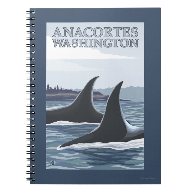 Carnet Orca Whales #1 - Anacortes, Washington (Devant)