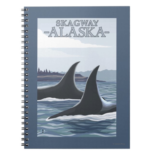 Carnet Orca Whales #1 - Skagway, Alaska (Devant)