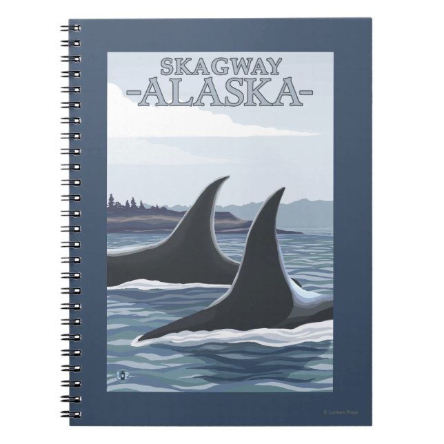 Carnet Orca Whales #1 - Skagway, Alaska (Devant)