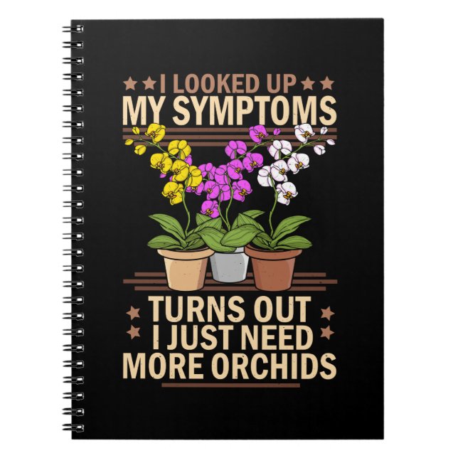 Carnet Orchidée Plante  orchidée (Devant)