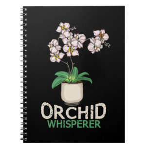 Carnet Orchidée Whisperer Plante Lover femmes orchidée fl