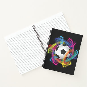 Carnet Ordinateur portable à spirale de balle de footbal