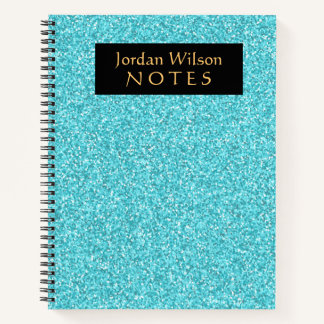 Carnet Ordinateur portable à spirale de Parties scintilla