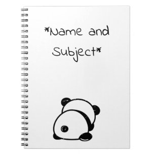 Carnet Ordinateur portable anti-Panda Bear