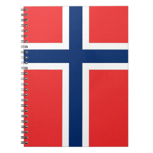 Carnet Ordinateur portable avec Drapeau de Norvège