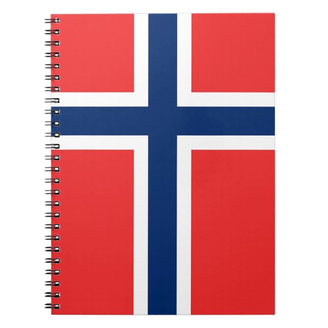 Carnet Ordinateur portable avec Drapeau de Norvège (Devant)